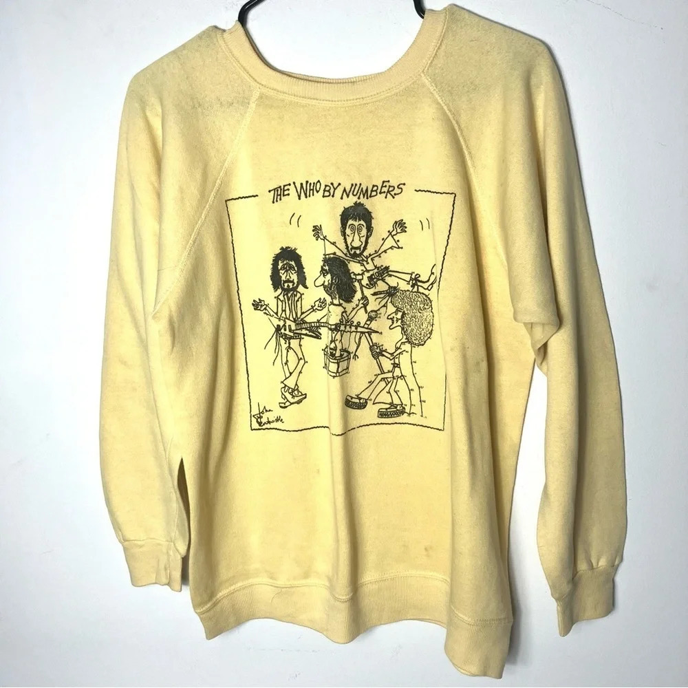 Vintage THE WHO By Numbers Sweatshirt‎ Medium